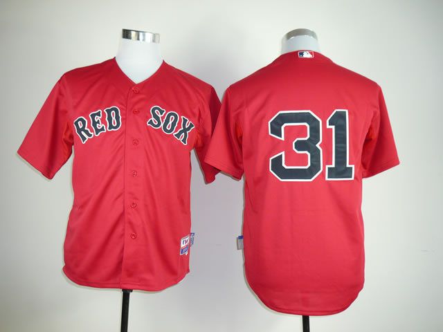 Men Boston Red Sox #31 Lester Red MLB Jerseys